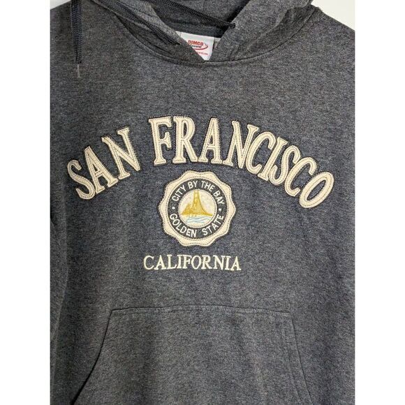 San Francisco California Gray Hoodie Pullover Sweater - Size S - Picture 3 of 5